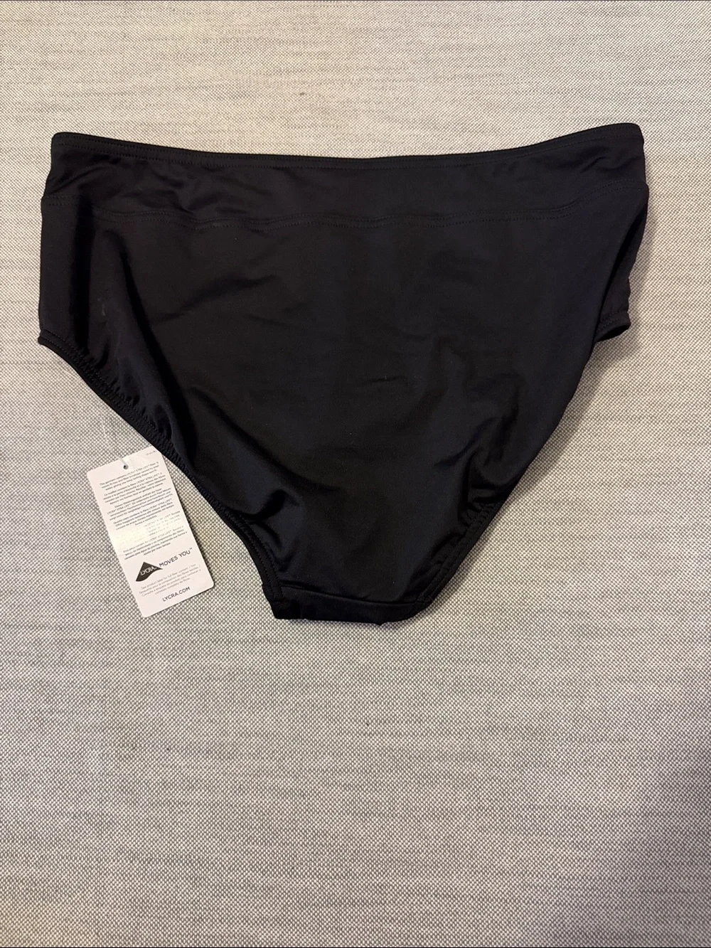 Quiksilver Black High-Rise Bikini Brief